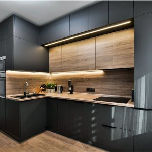 2024 Modern Grey Shiny Kitchen Cupboards – Trendy Designs from China