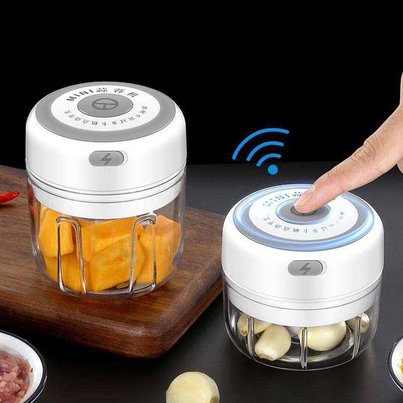 Compact USB Electrical Garlic Chopper and Chili Mixer – Multifunctional Kitchen Gadget